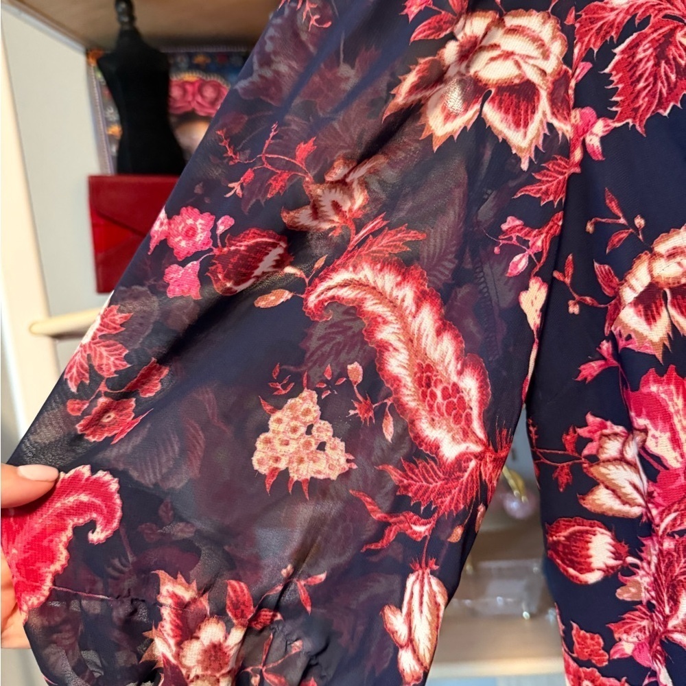 Vince Camuto Floral Print Dress | Size 10 | NWOT - Picture 5 of 6